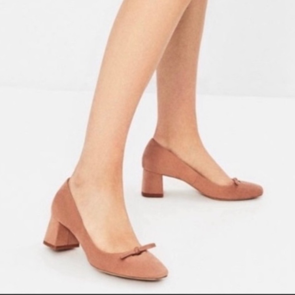 Zara Women's Heels in Tan